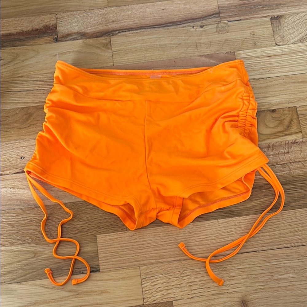 Vibrant Orange Women's Swim Shorts